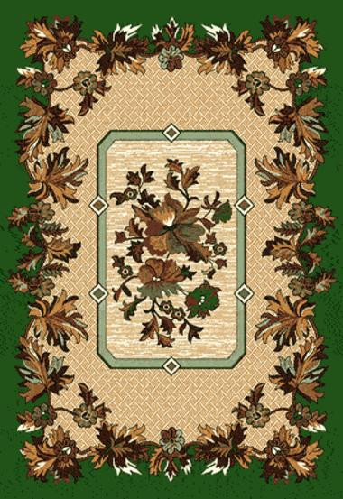 Ковёр DIANA (Laguna) 12 Зеленый Коллекция Диана - это традиционное качество ковров, включает в себя как классические, так и абстрактные дизайны.  Цена за м2: