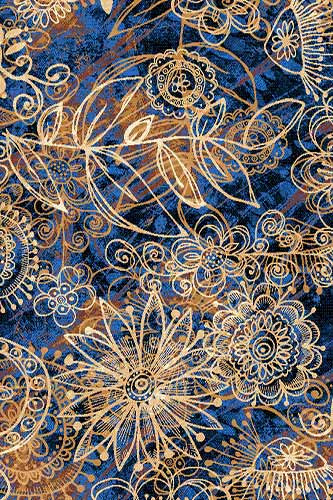 Ковёр DIANA (Laguna) 17 Синий Коллекция Диана - это традиционное качество ковров, включает в себя как классические, так и абстрактные дизайны.  Цена за м2: