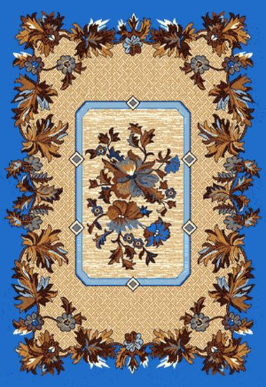 Ковёр DIANA (Laguna) 12 Синий Коллекция Диана - это традиционное качество ковров, включает в себя как классические, так и абстрактные дизайны.  Цена за м2: