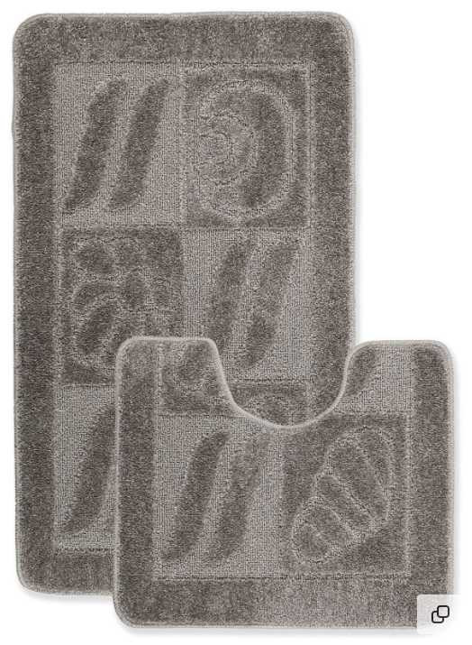 Набор ковриков для ванной Classic №66 Материал: ПолипропиленРазмеры:   60*100 и 50*60Страна:     Турция