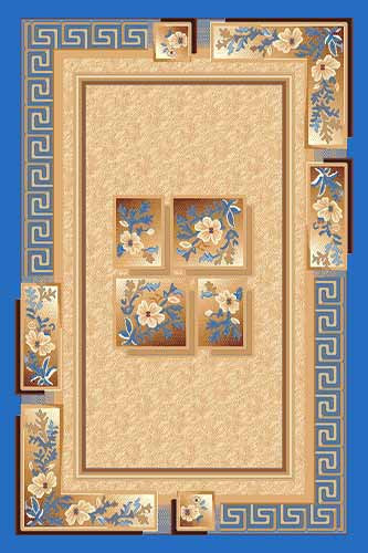 Ковёр DIANA (Laguna) 15 Синий Коллекция Диана - это традиционное качество ковров, включает в себя как классические, так и абстрактные дизайны.  Цена за м2: