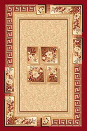 Ковёр DIANA (Laguna) 15 Красный Коллекция Диана - это традиционное качество ковров, включает в себя как классические, так и абстрактные дизайны.  Цена за м2: