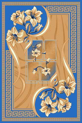 Ковёр DIANA (Laguna) 28 Синий Коллекция Диана - это традиционное качество ковров, включает в себя как классические, так и абстрактные дизайны.  Цена за м2: