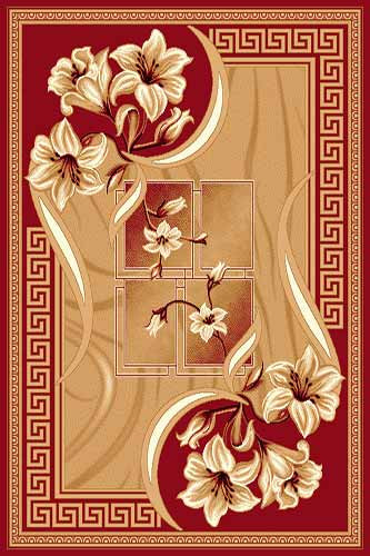 Ковёр DIANA (Laguna) 28 Красный Коллекция Диана - это традиционное качество ковров, включает в себя как классические, так и абстрактные дизайны.  Цена за м2: