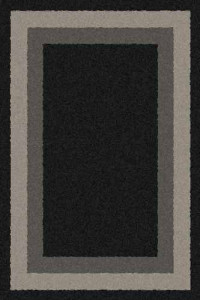Прямоугольный ковер PLATINUM T643 BLACK