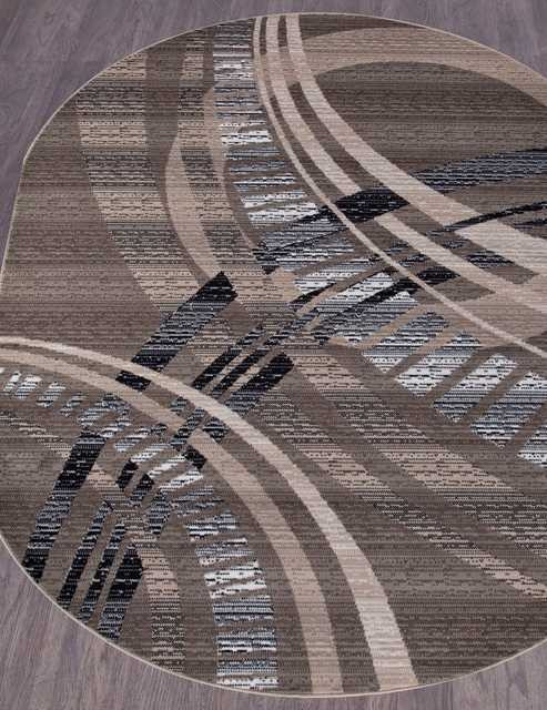 Ковёр SIERRA-D284-BEIGE-BROWN-2-OVAL Российский Ковёр Сиерра.Цена указана за 1 кв/метр.