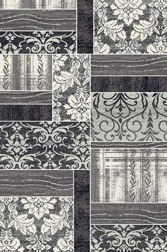 Ковёр SILVER 16 Черный Коллекция SILVER- это традиционное качество ковров, включает в себя как классические, так и абстрактные дизайны. Цена за м2: