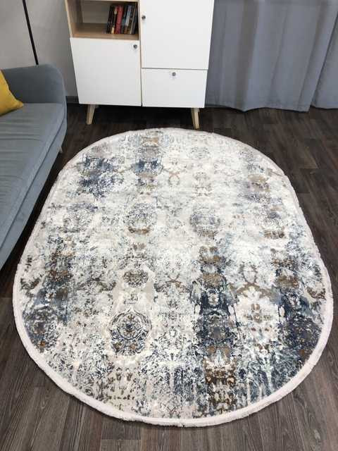 Турецкий ковер DOKU-9354H-BLUE-CREAM-OVAL Восточные ковры DOKU
Цена указана за квадратный метр