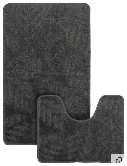 Набор ковриков для ванной Classic №107 Материал: ПолипропиленРазмеры:   60*100 и 50*60Страна:     Турция