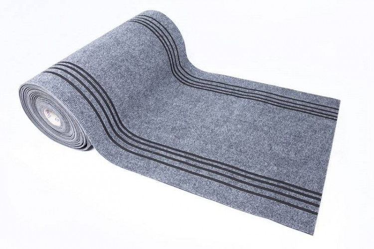 Дорожка офисная Синтелон Стейз Серый Производитель рекомендует использовать ковровые дорожки "Стейз" в коридорах и на лестницах. Цена указана за 1 погонный метр.